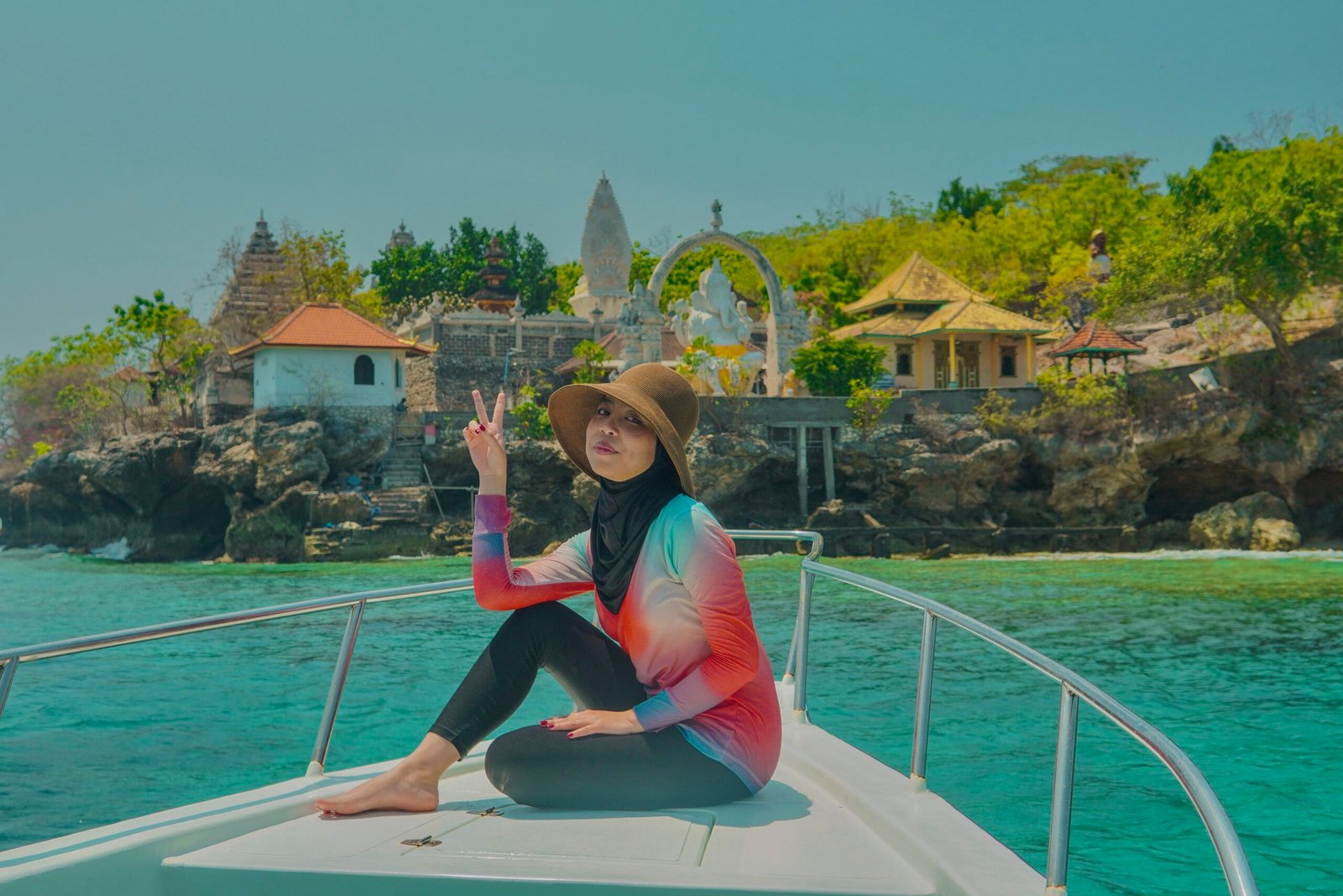 Pemandangan alam untuk ilustrasi wisata