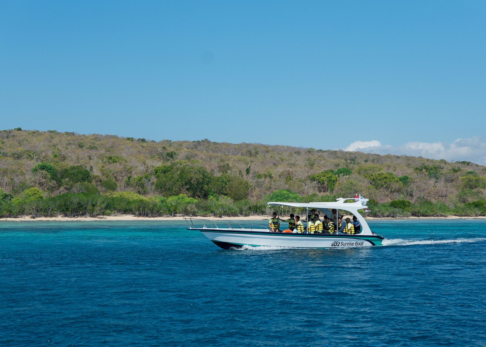 Pemandangan perjalanan wisata
